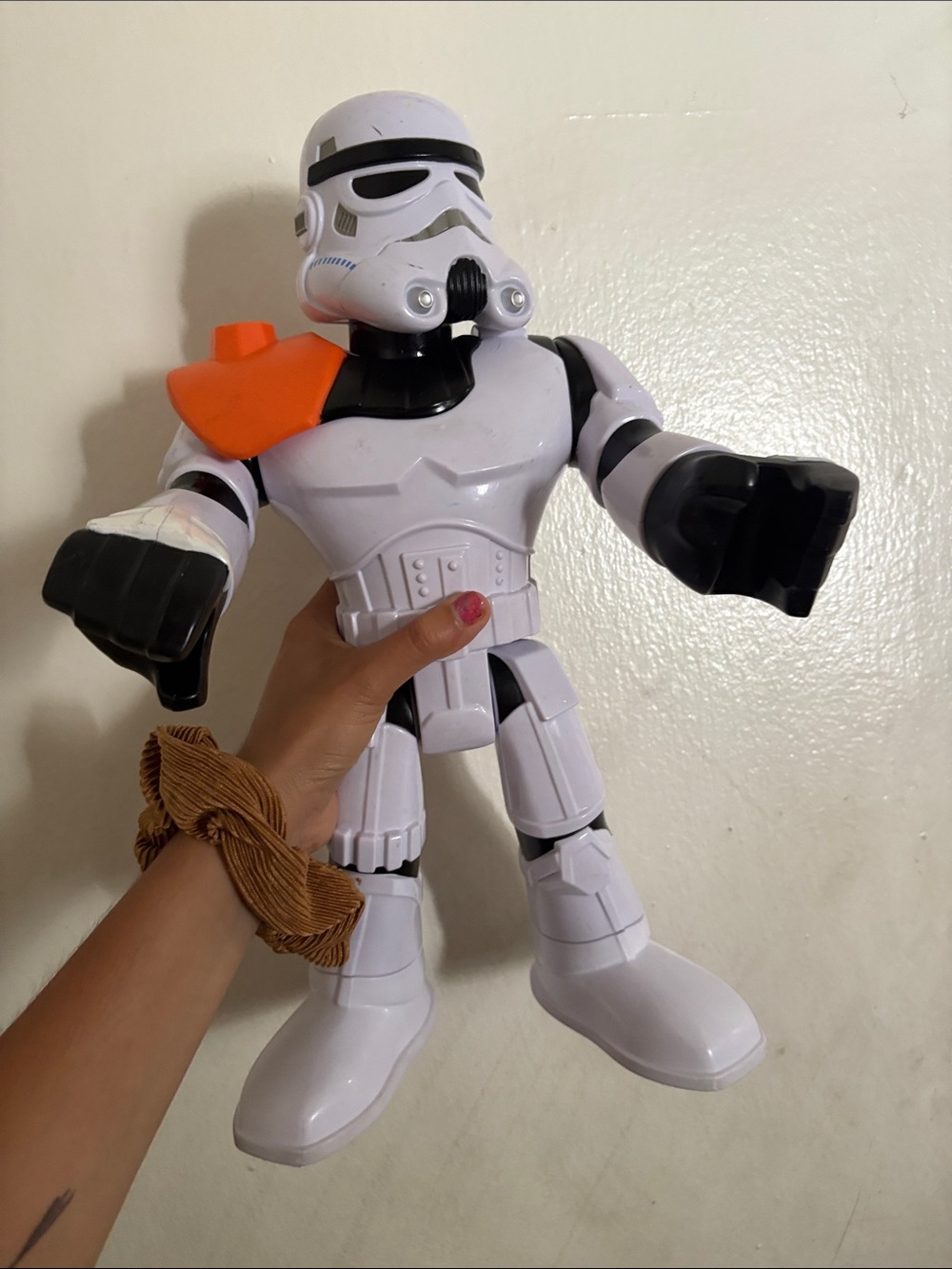 Star Wars Stormtrooper Action Figure with Orange Pauldron